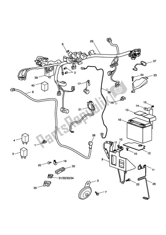 Todas las partes para Equipo Eléctrico de Triumph Speedmaster Carburettor 790 2003 - 2007