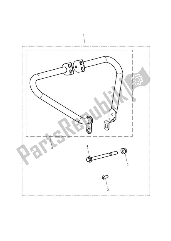 Todas las partes para Engine Dresser Bar Kit de Triumph Speedmaster Carburettor 790 2003 - 2007