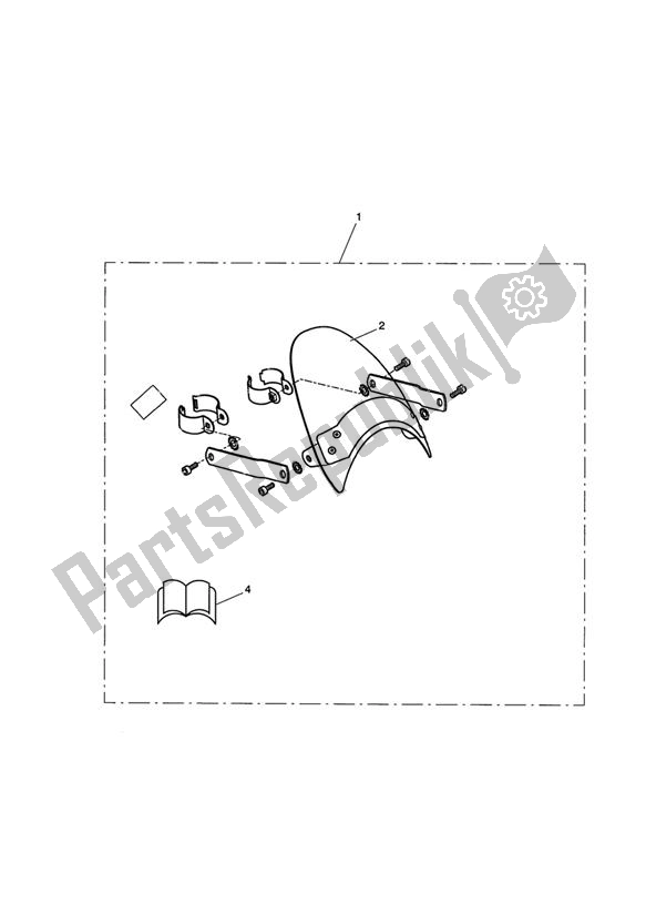 All parts for the Flyscreen Kit 237541>, Chrome of the Triumph Speedmaster Carburettor 790 2003 - 2007