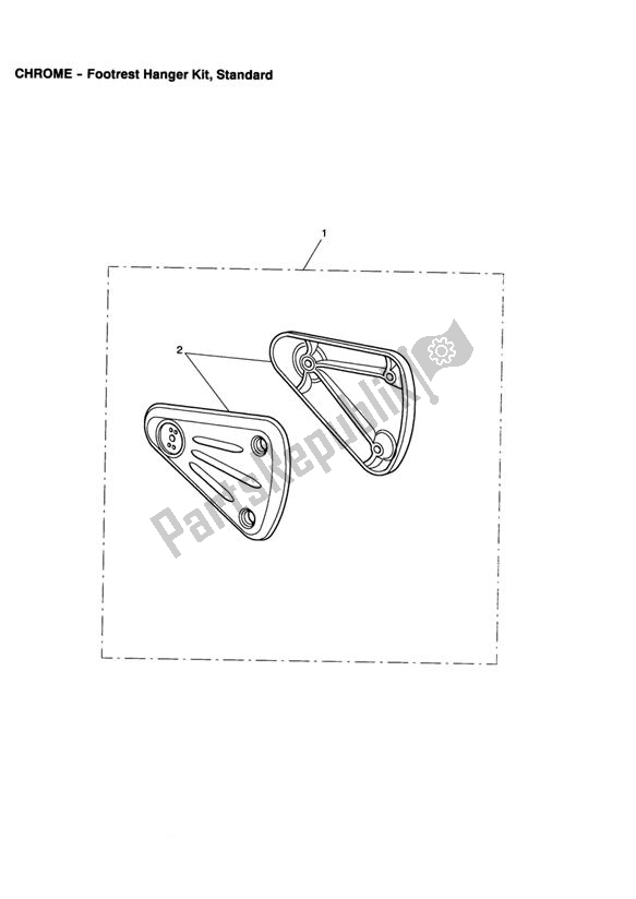 Todas las partes para Footrest Hanger Kit, Standard de Triumph Speedmaster Carburettor 790 2003 - 2007