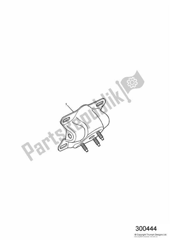 Tutte le parti per il Number Plate Bracket, Chrome del Triumph Speedmaster Carburettor 790 2003 - 2007