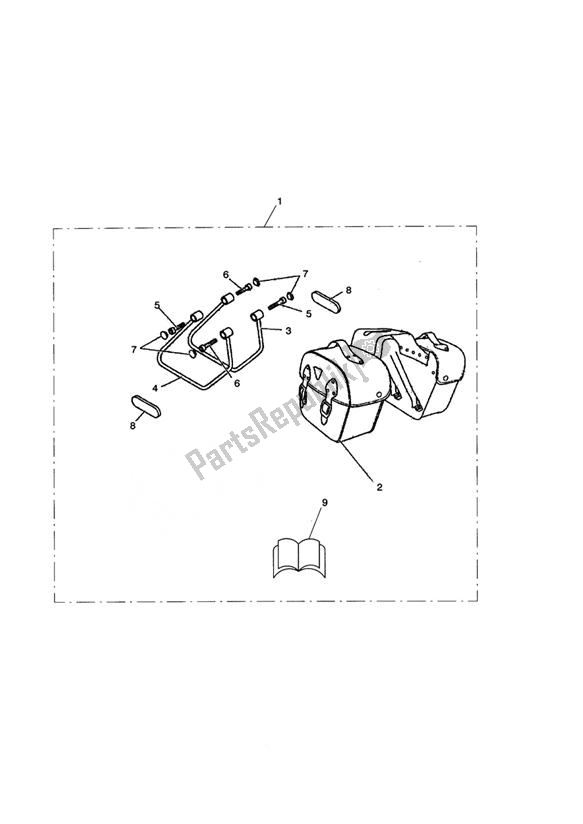 Todas las partes para Saddlebag, Large, Kit de Triumph Speedmaster Carburettor 790 2003 - 2007