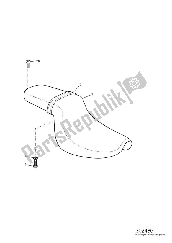 Todas las partes para Asiento de Triumph Speedmaster Carburettor 790 2003 - 2007