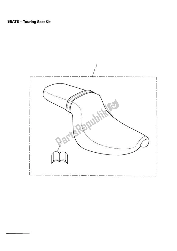 Tutte le parti per il Touring Seat Kit del Triumph Speedmaster Carburettor 790 2003 - 2007