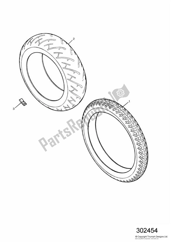 Tutte le parti per il Pneumatici, Valvole E Pesi Di Bilanciamento del Triumph Speedmaster Carburettor 790 2003 - 2007