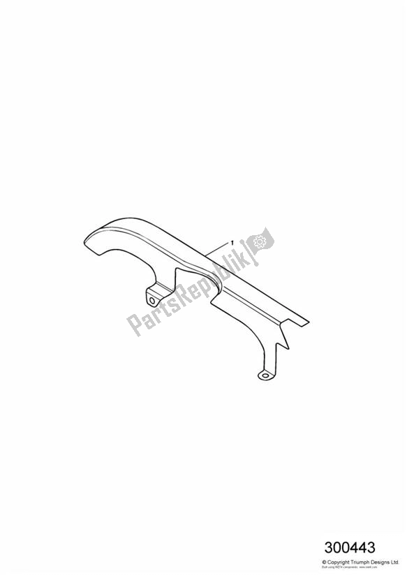 Todas las partes para Chainguard, Chrome de Triumph Speedmaster Carburettor 790 2003 - 2007