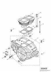 Crankcase & Fittings Up To Eng No 221606