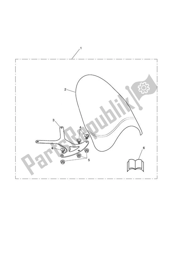 Todas las partes para Fly Screen Kit de Triumph Speedmaster Carburettor 790 2003 - 2007