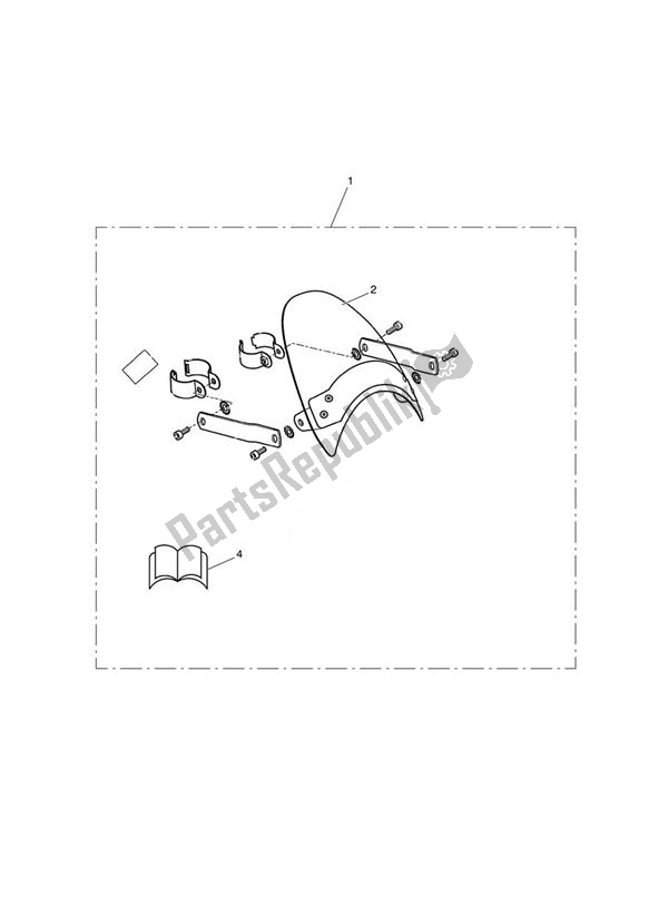 Todas las partes para Flyscreen Kit >237540, Chrome de Triumph Speedmaster Carburettor 790 2003 - 2007