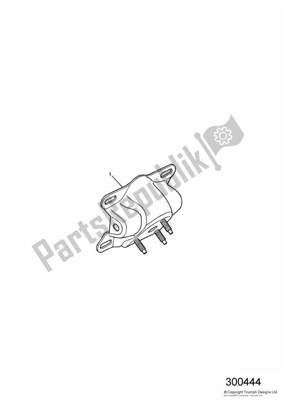 All parts for the Number Plate Bracket, Chrome of the Triumph Speedmaster Carburettor 790 2003 - 2007