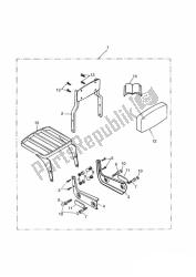 Passenger Backrest Standard / Luggage Rack Kit