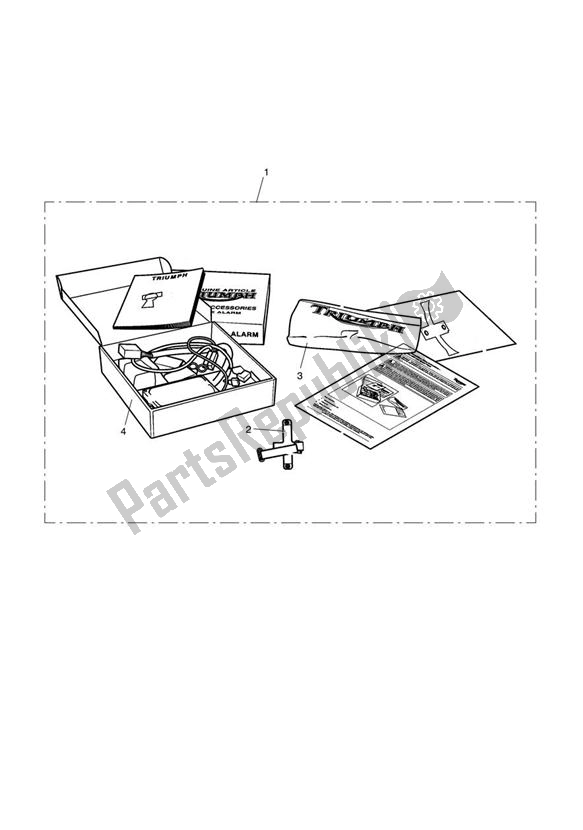 Tutte le parti per il Alarm Kit, S4, Sra Approved del Triumph Speedmaster EFI 865 2007 - 2014