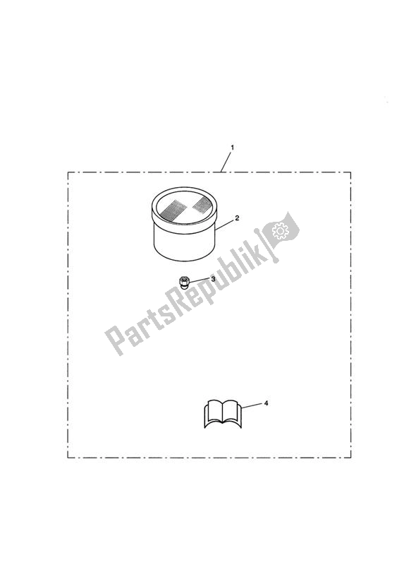 All parts for the Analogue Clock Kit of the Triumph Speedmaster EFI 865 2007 - 2014