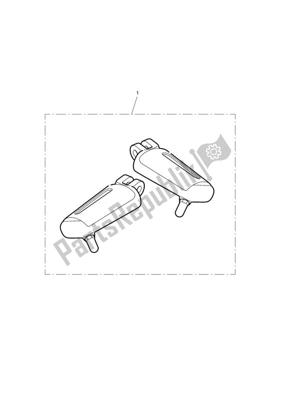 Todas las partes para Chromeline Rider Footrests de Triumph Speedmaster EFI 865 2007 - 2014