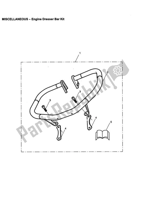 All parts for the Engine Dresser Bar Kit, Oversized of the Triumph Speedmaster EFI 865 2007 - 2014