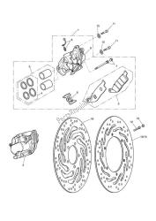 front brake caliper & discs