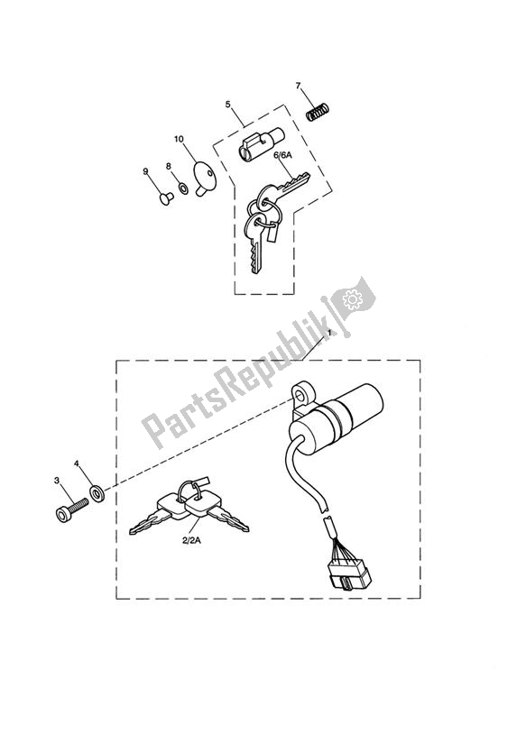 All parts for the Ignition Switch & Steering Lock > 439975 **see Tech News 118** of the Triumph Speedmaster EFI 865 2007 - 2014