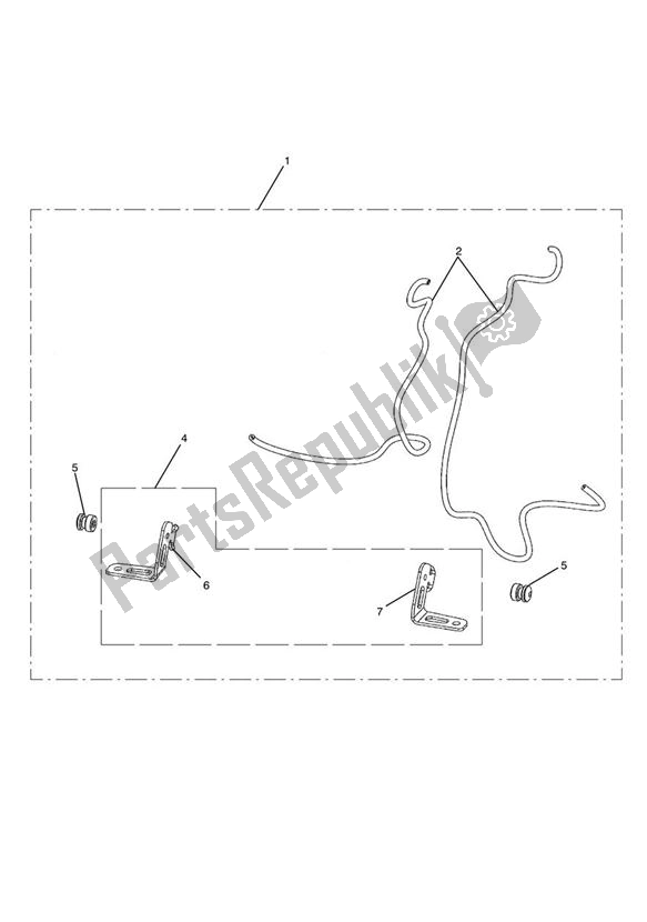 Toutes les pièces pour le Indicator Relocation Kit du Triumph Speedmaster EFI 865 2007 - 2014