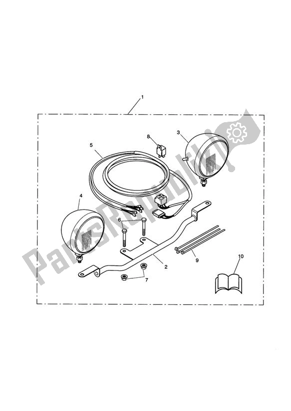 Toutes les pièces pour le Light Bar Kit du Triumph Speedmaster EFI 865 2007 - 2014