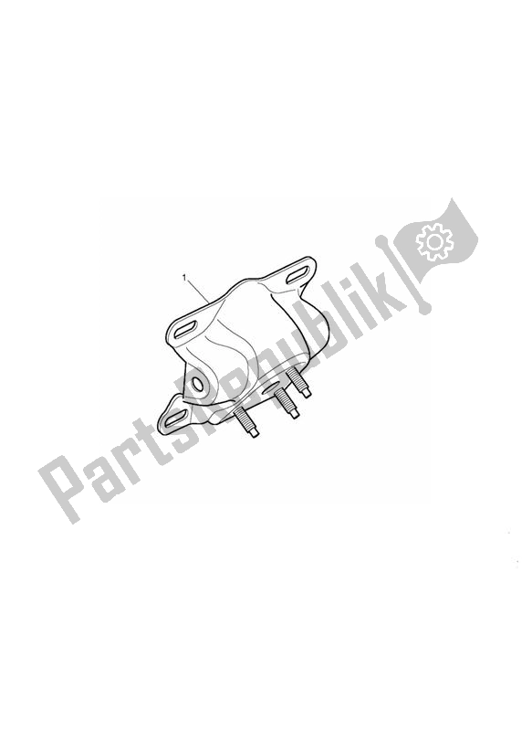 All parts for the Number Plate Bracket, Chrome of the Triumph Speedmaster EFI 865 2007 - 2014