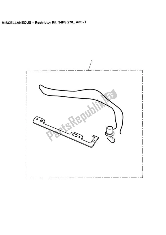 Toutes les pièces pour le Restrictor Kit, 34ps 270* Anti-t du Triumph Speedmaster EFI 865 2007 - 2014