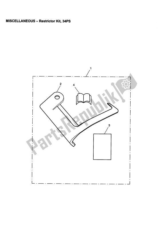 All parts for the Restrictor Kit, 34ps of the Triumph Speedmaster EFI 865 2007 - 2014