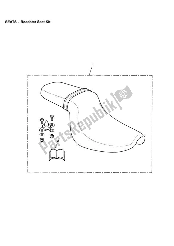 Tutte le parti per il Roadster Seat Kit del Triumph Speedmaster EFI 865 2007 - 2014