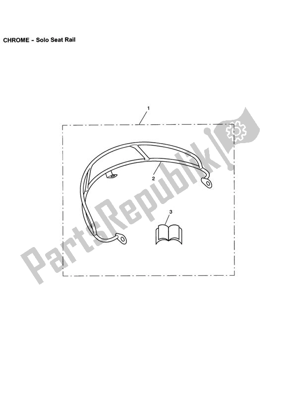 All parts for the Solo Seat Rail of the Triumph Speedmaster EFI 865 2007 - 2014