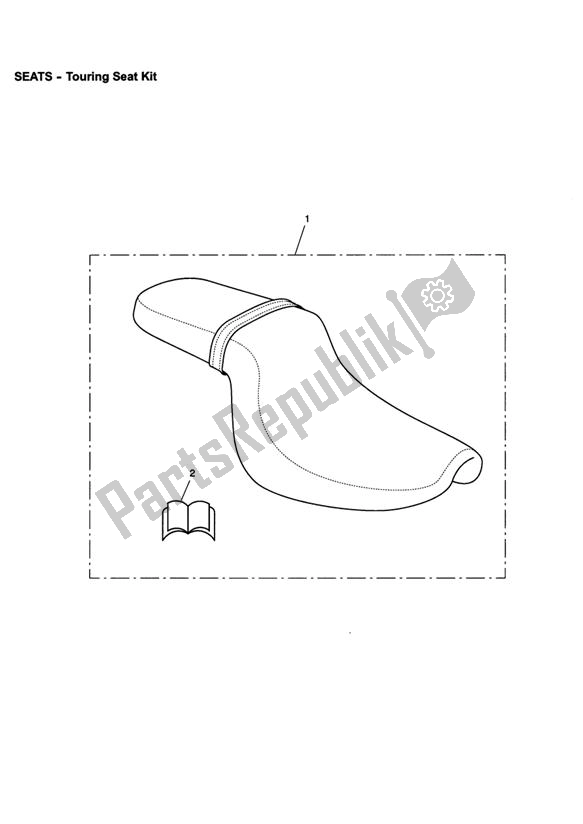 Tutte le parti per il Touring Seat Kit del Triumph Speedmaster EFI 865 2007 - 2014