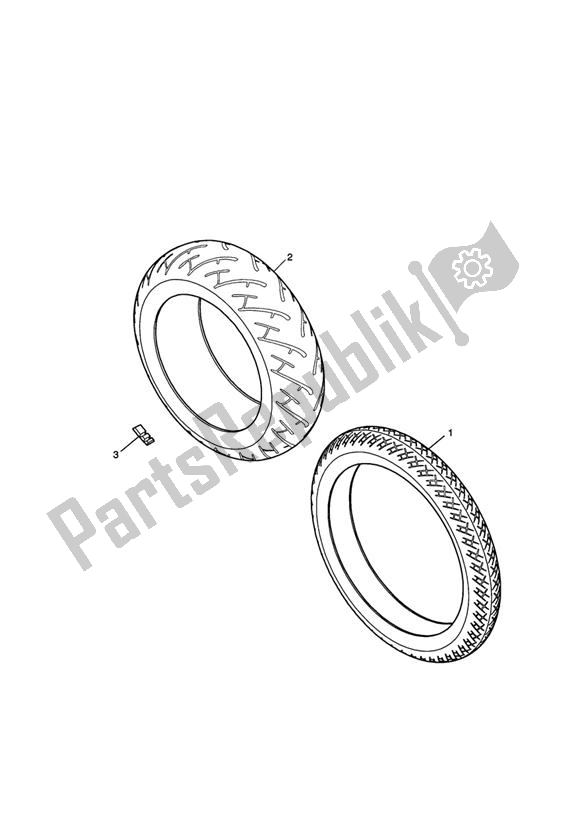 Todas las partes para Neumáticos, Válvulas Y Contrapesos de Triumph Speedmaster EFI 865 2007 - 2014