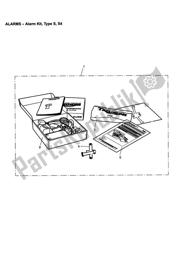 Todas las partes para Alarm Kit, Type S, S4 de Triumph Speedmaster EFI 865 2007 - 2014