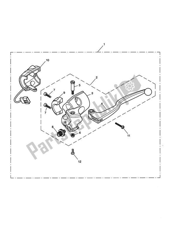 All parts for the Clutch Controls & Switches of the Triumph Speedmaster EFI 865 2007 - 2014