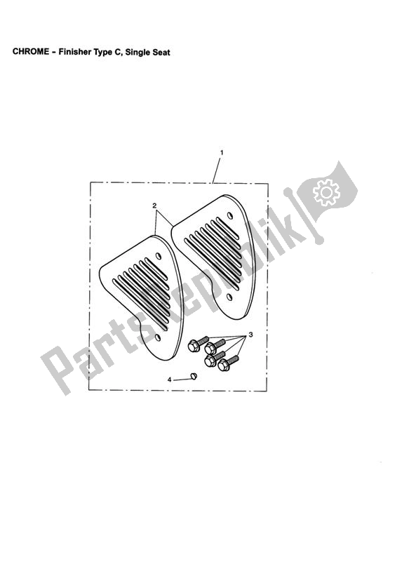 Alle onderdelen voor de Finisher Type C, Single Seat van de Triumph Speedmaster EFI 865 2007 - 2014