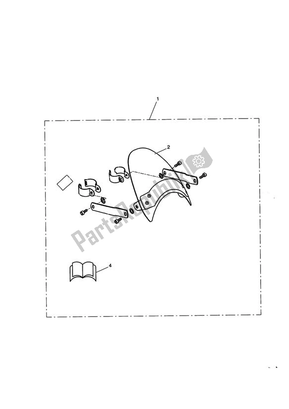 Todas las partes para Flyscreen Kit, Chrome de Triumph Speedmaster EFI 865 2007 - 2014