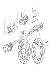 front brake caliper & discs