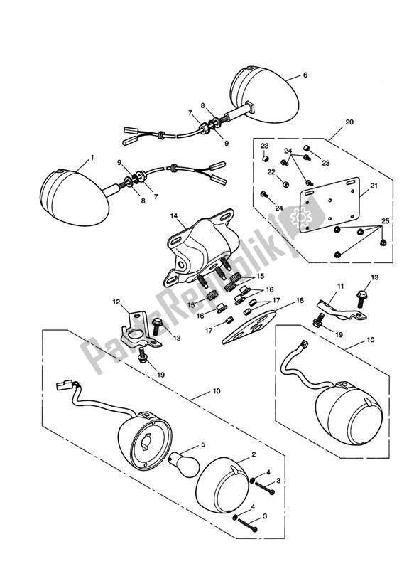 All parts for the Indicators > 469049 of the Triumph Speedmaster EFI 865 2007 - 2014