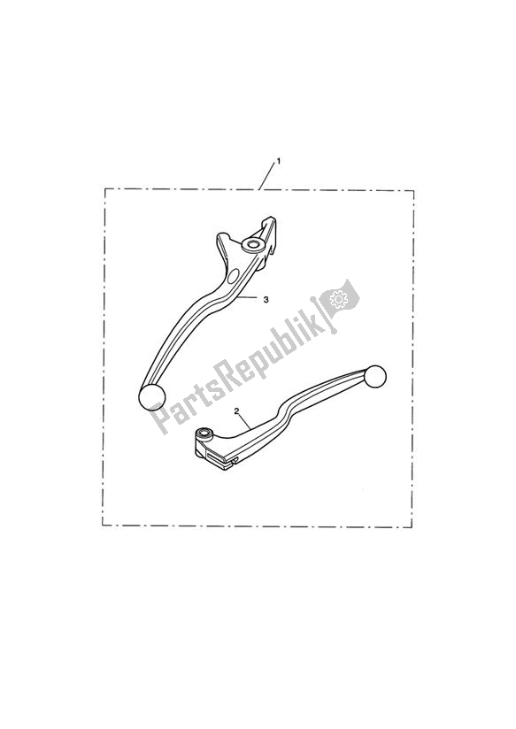 All parts for the Lever Kit, Handlebar of the Triumph Speedmaster EFI 865 2007 - 2014