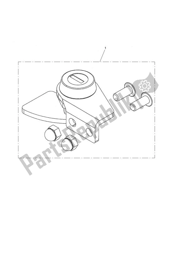 Todas las partes para Qr Screen Lock Kit de Triumph Speedmaster EFI 865 2007 - 2014