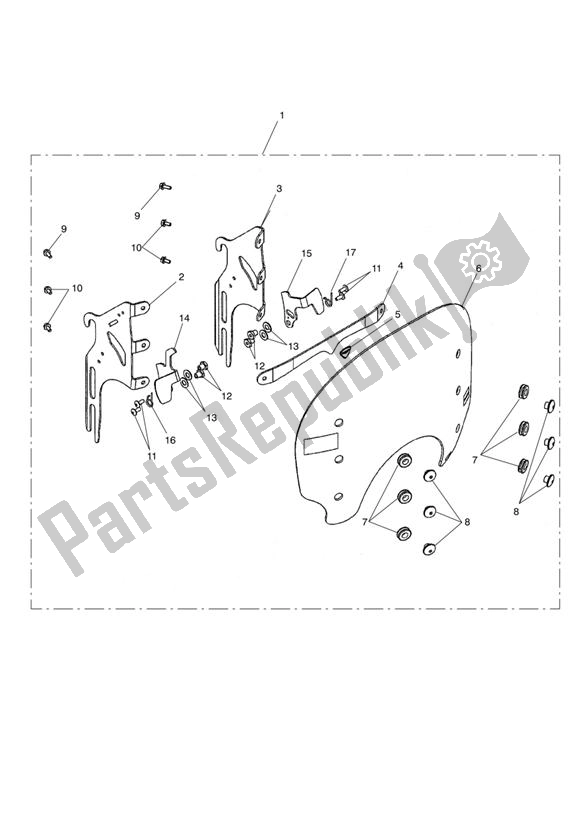 Todas las partes para Qr Summer Screen de Triumph Speedmaster EFI 865 2007 - 2014
