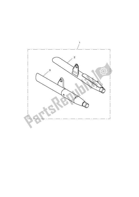 Tutte le parti per il Silencers, Long, Chrome, Pair del Triumph Speedmaster EFI 865 2007 - 2014