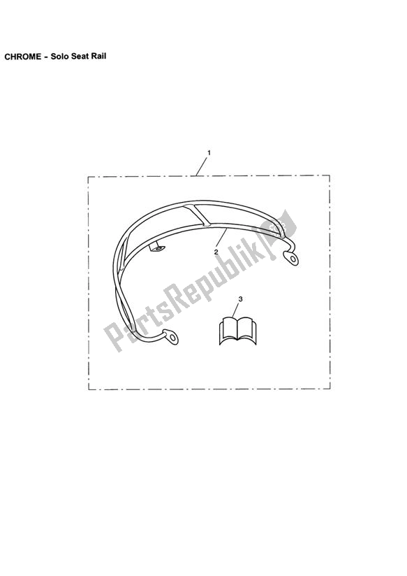 Todas las partes para Solo Seat Rail de Triumph Speedmaster EFI 865 2007 - 2014