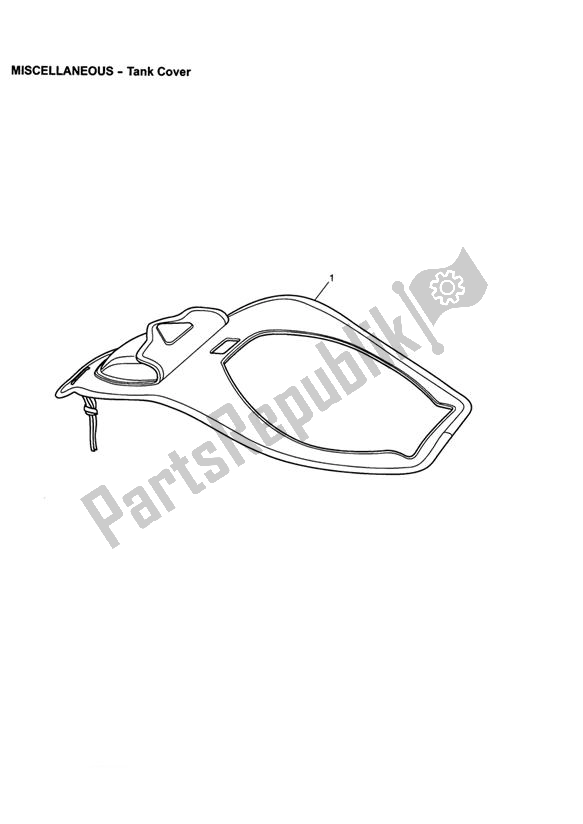All parts for the Tank Cover of the Triumph Speedmaster EFI 865 2007 - 2014