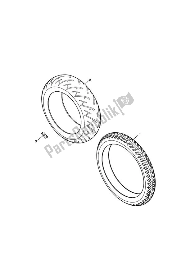 All parts for the Tyres, Valves & Balance Weights of the Triumph Speedmaster EFI 865 2007 - 2014