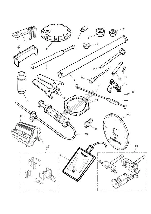 All parts for the Service Tools All Versions of the Triumph Sprint Carburettor 885 1993 - 1998