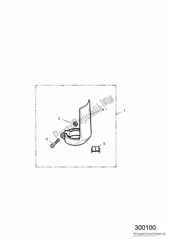 All parts for the Fork Protector Kit of the Triumph Sprint Carburettor ALL 885 1993 - 1998