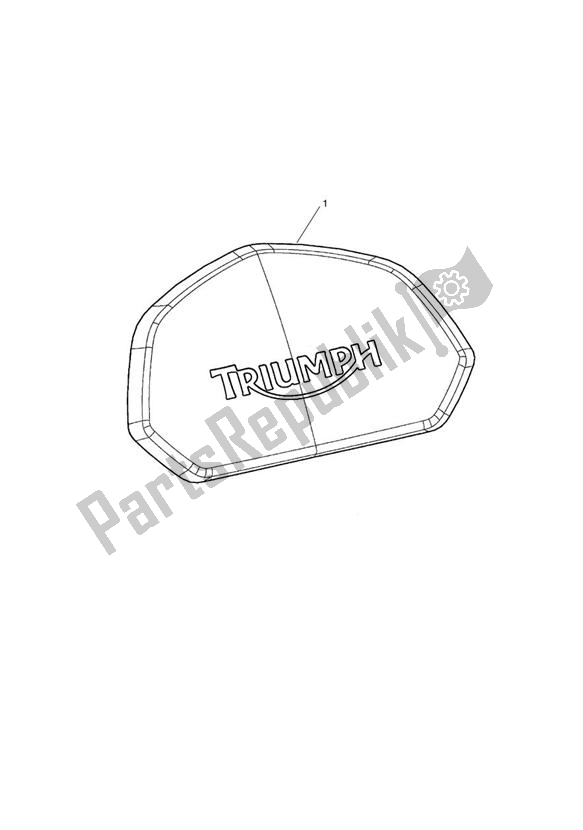 Todas las partes para Backrest, Top Box de Triumph Sprint GT 1050 2011 - 2013