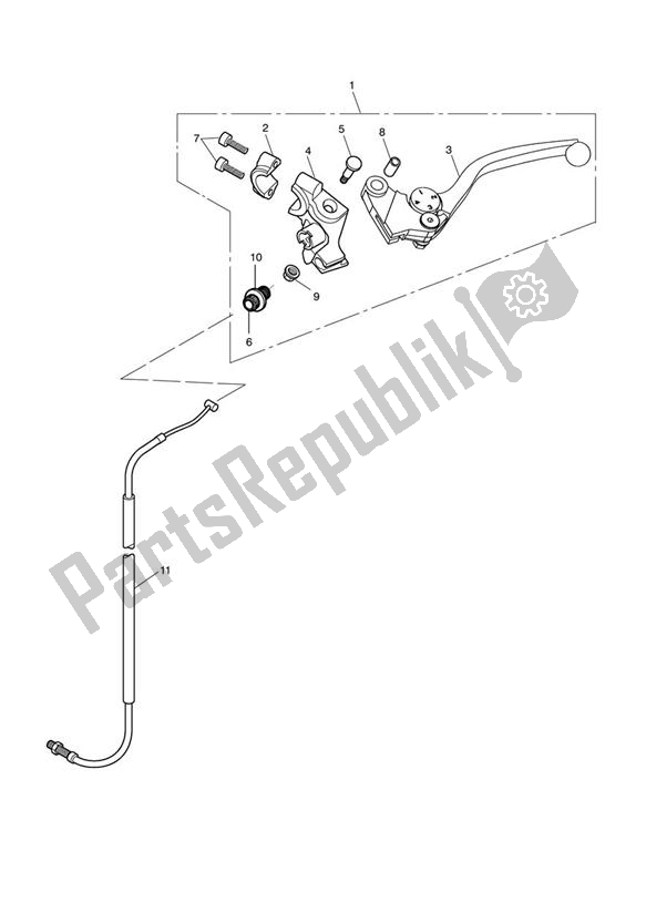 Toutes les pièces pour le Commandes D'embrayage du Triumph Sprint GT 1050 2011 - 2013