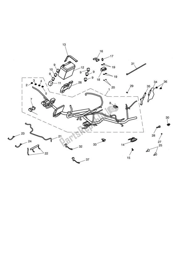 All parts for the Electrical Equipment of the Triumph Sprint GT 1050 2011 - 2013