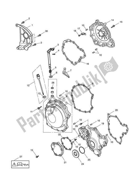 All parts for the Engine Covers of the Triumph Sprint GT 1050 2011 - 2013