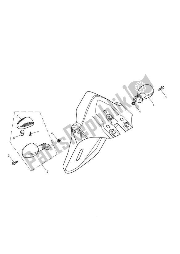 Tutte le parti per il Indicatori del Triumph Sprint GT 1050 2011 - 2013